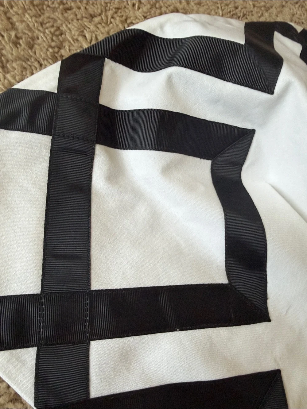 Pottery Barn Teen Black and White Geometric Pillow Cover